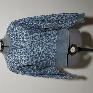 Women's French Terry Acid Wash Crewneck Pullover - JoyLab